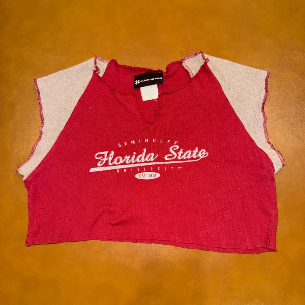 Florida State Seminoles Vintage Cropped Top